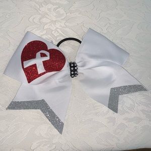 Cancer Support Cheer Bow